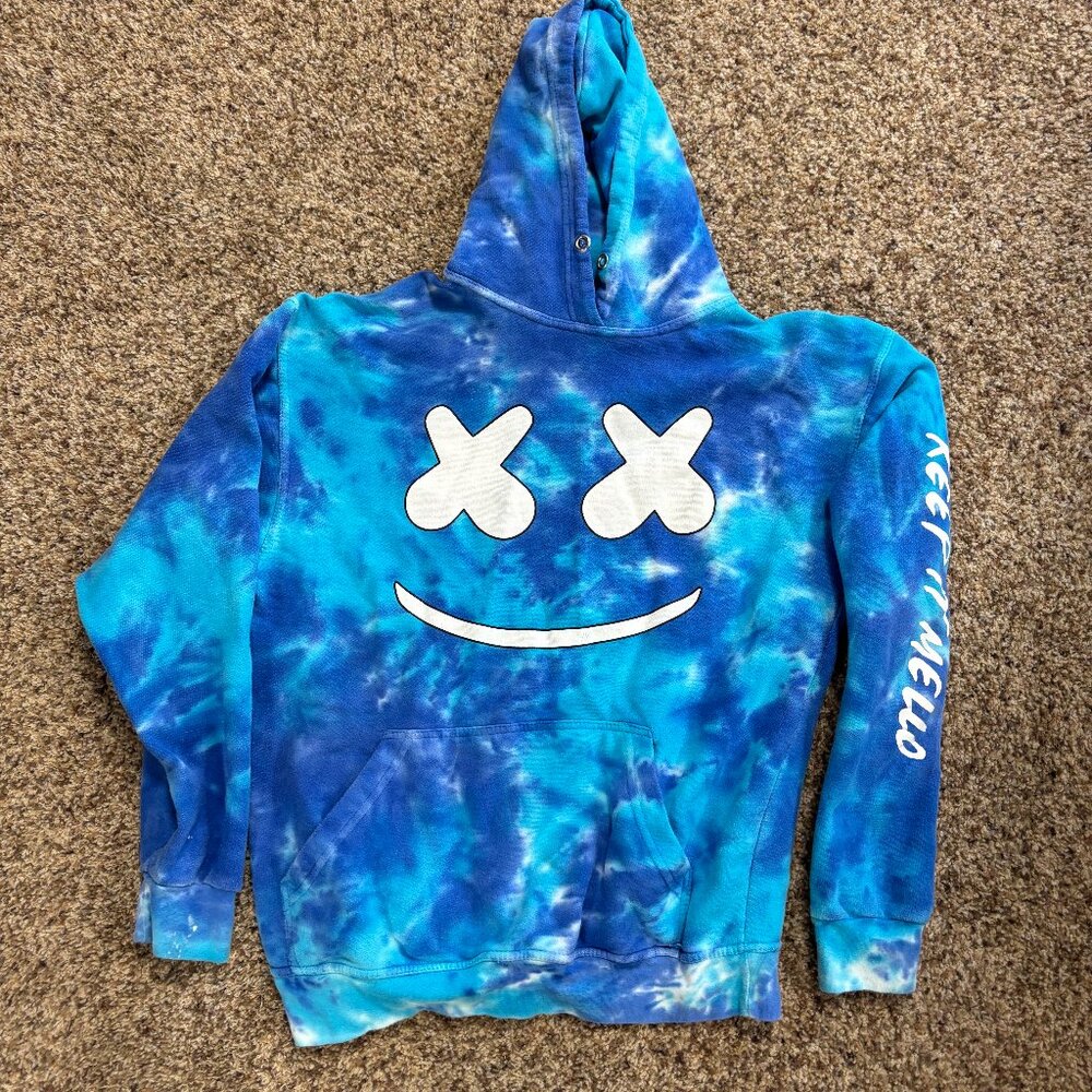 Jon Lauren "Marshmello - Keep it Mello" Tie-Dye Hoodie - Women's Size M - 1949